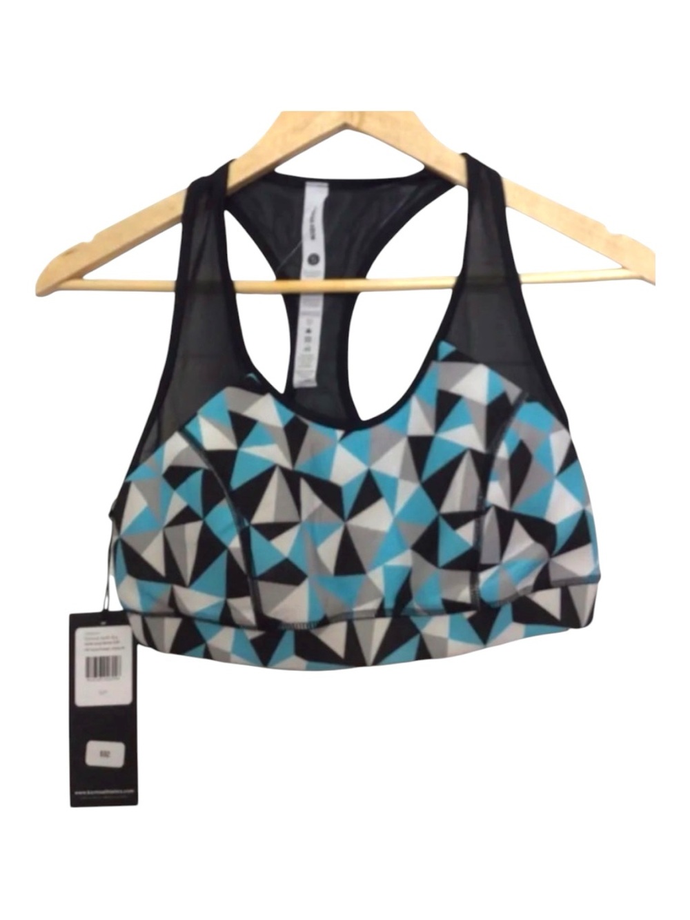 Sports bra light self bra gym workout running training racer back soft Small